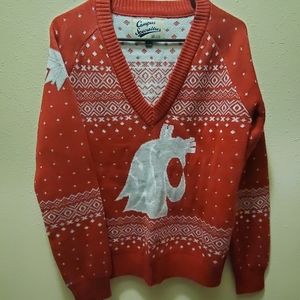 WSU Cougars ugly Christmas sweater
